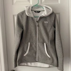 North Face Women’s Sherpa lined knit jacket